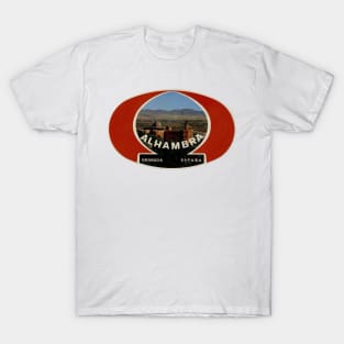 Granada Flamenco Vintage Travel Alhambra T-Shirt